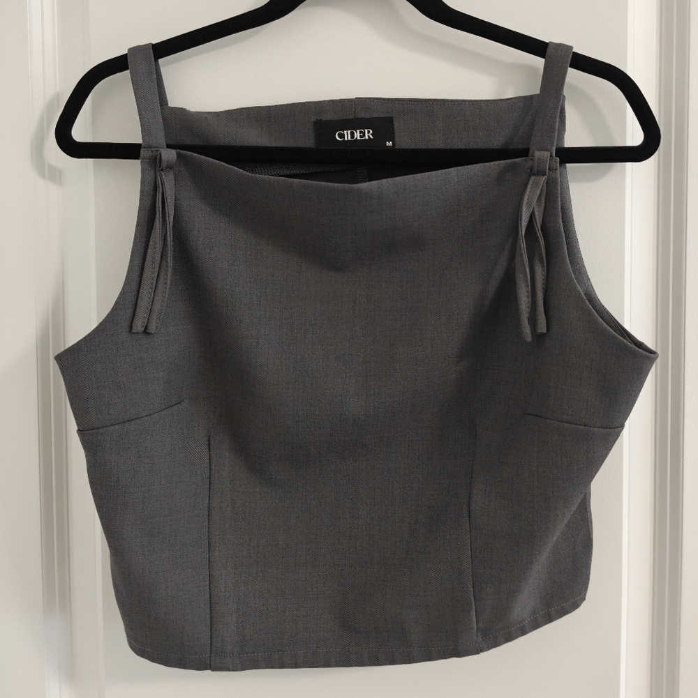 Cider Cropped Tank Top